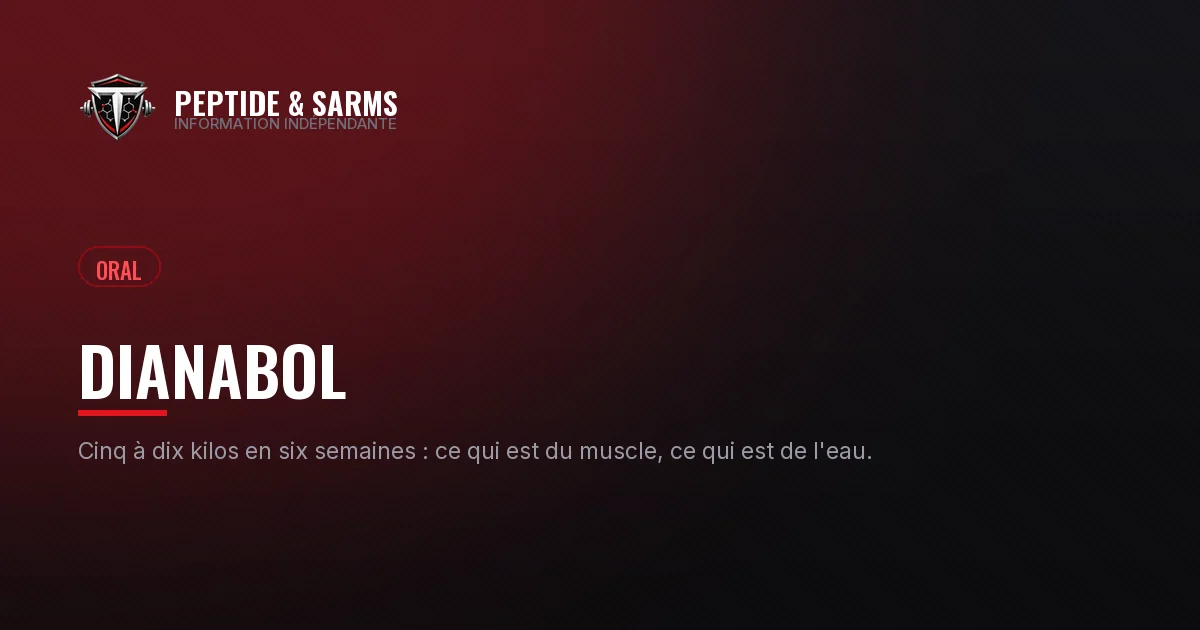 Bannière du guide sur le Dianabol, la prise de masse réelle et l'eau retenue