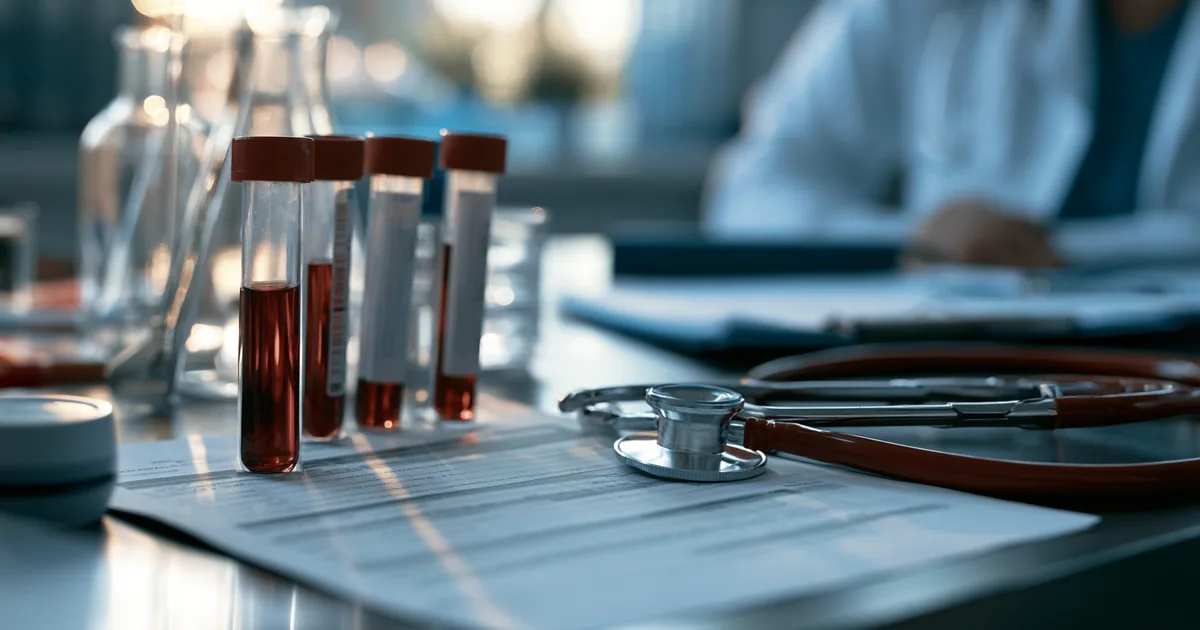 Prise de sang et compte rendu de laboratoire, diagnostic d'un hypogonadisme